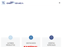 Tablet Screenshot of e-distronica.com